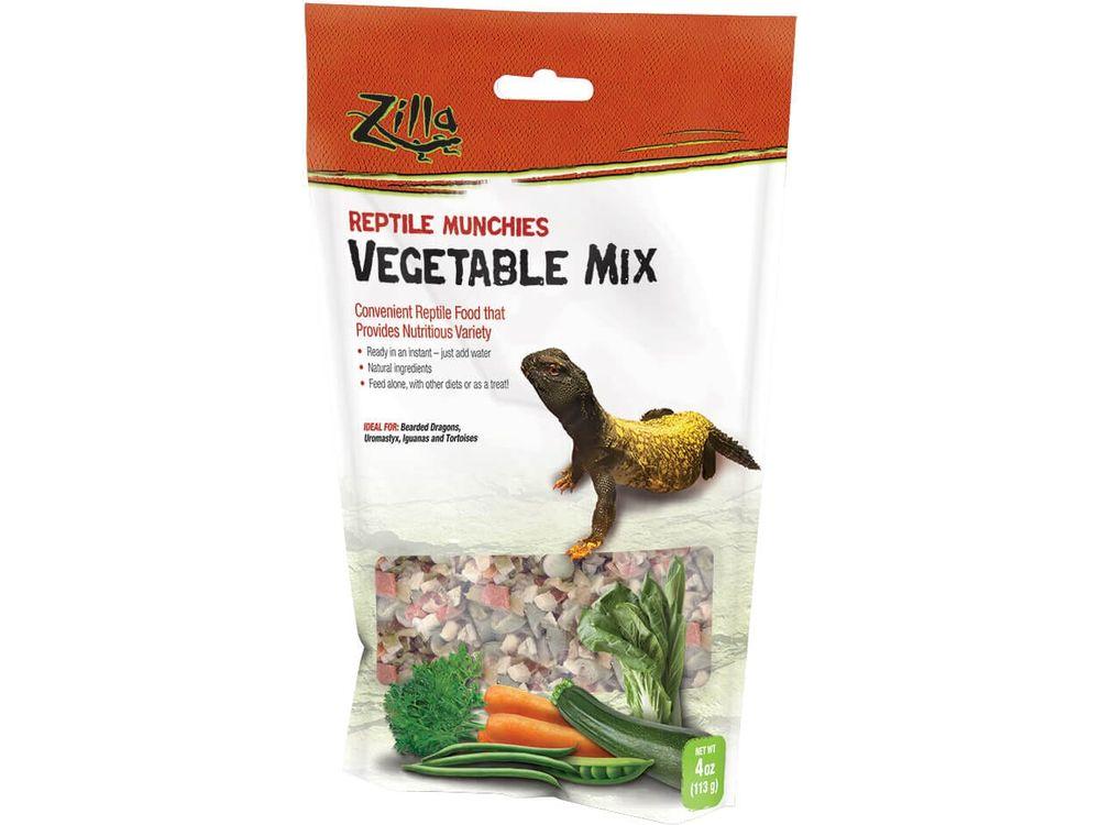 Zilla Reptile Munchies Vegetable Mix, 4oz Zilla