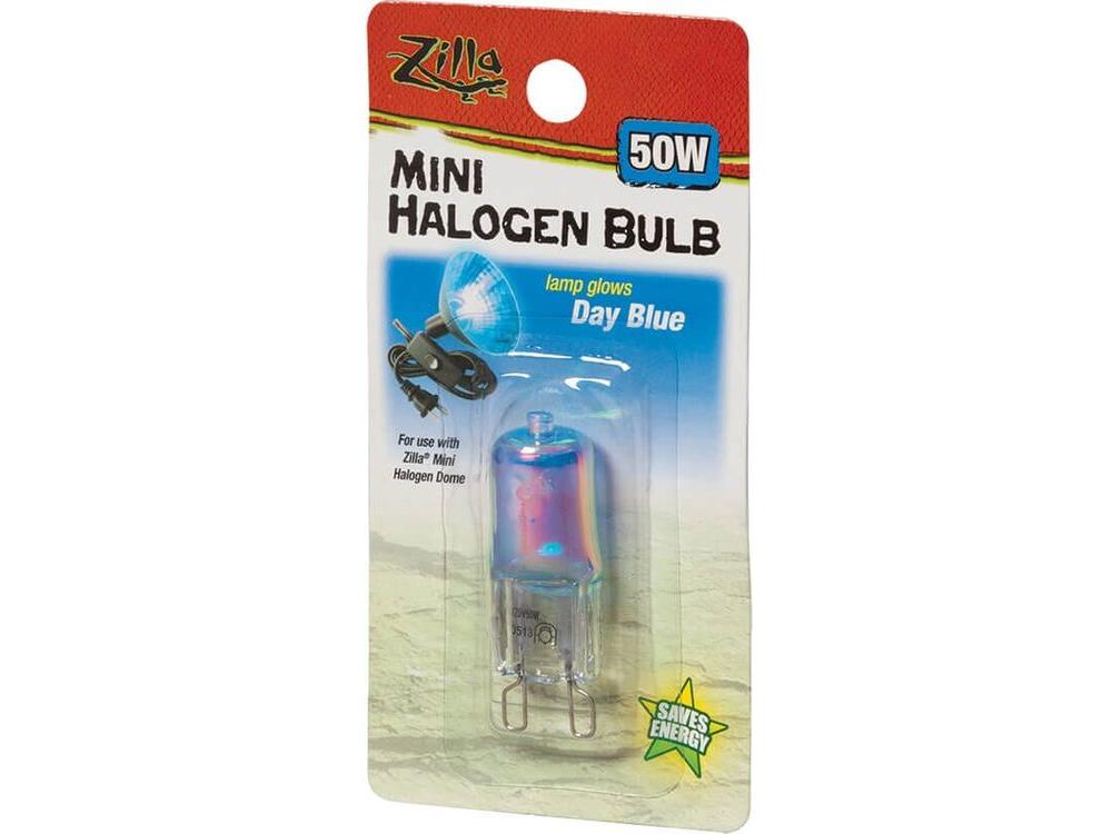 Zilla Day Blue Mini Halogen Bulb, 50w Zilla