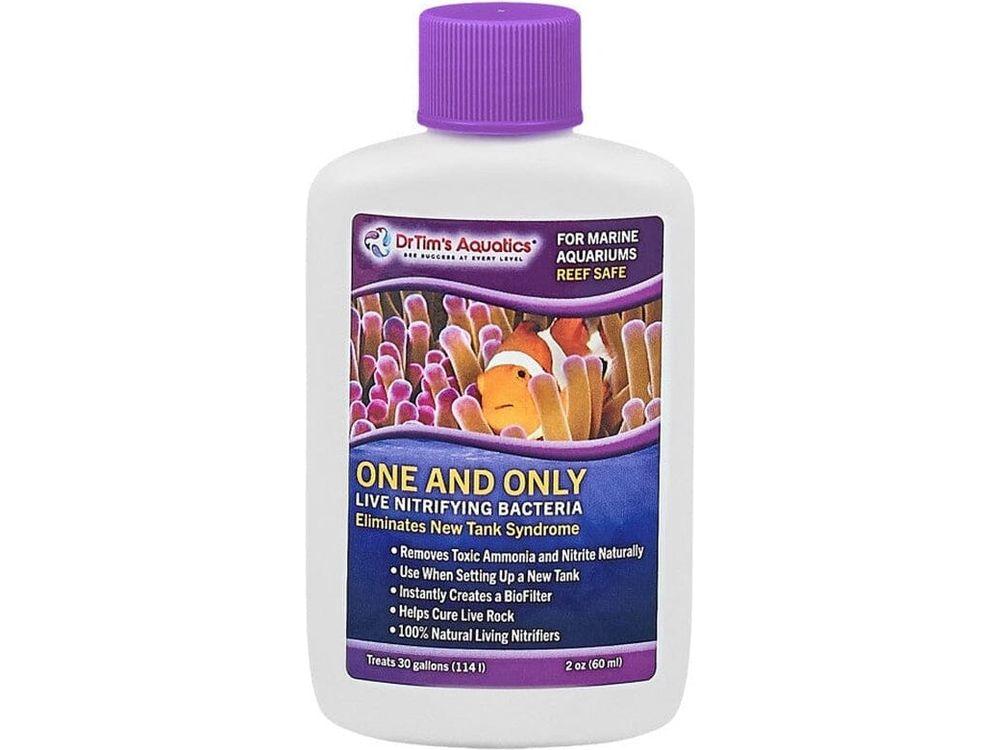 Dr. Tim's Aquatics One & Only Live Nitrifying Bacteria for Reef Aquarium 1ea/2 fl oz Aquarium Additives Dr. Tim's