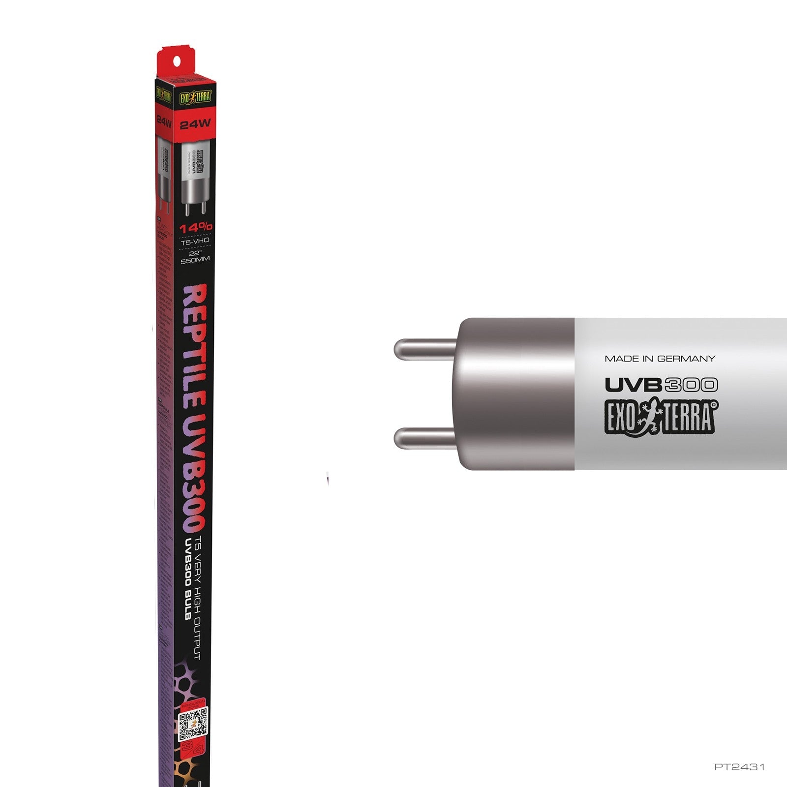 Exo Terra Reptile UVB300 VHO T5 Bulb 22"