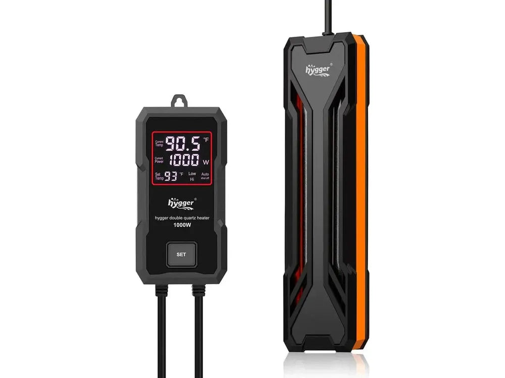 Hygger - Quartz Aquarium Heater with Digital LED Controller UUS-HG043-800W