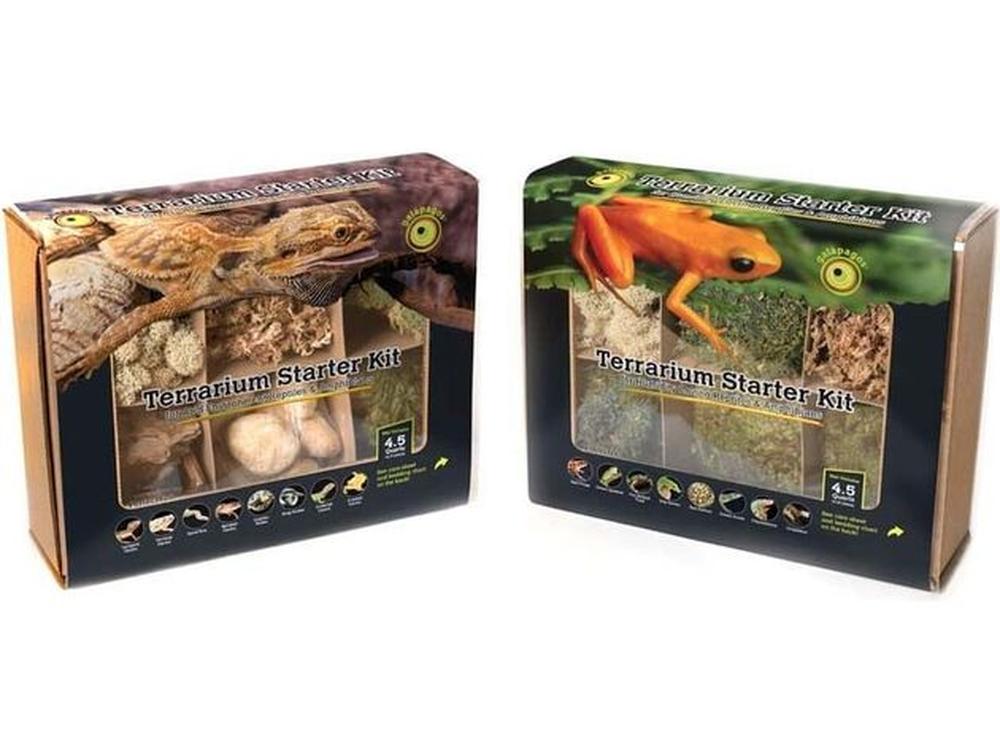 Galapagos Terrarium Starter Kit Arid Environment Box 4.5qt Galapagos