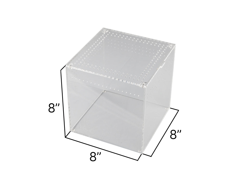 Acrylic Enclosure 8x8x8 Reptile Habitats