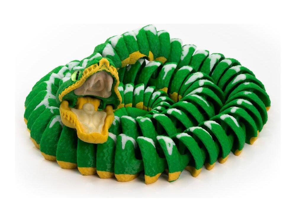 3D Printed Realistic Amazon Basin Emerald Tree Boa - Large