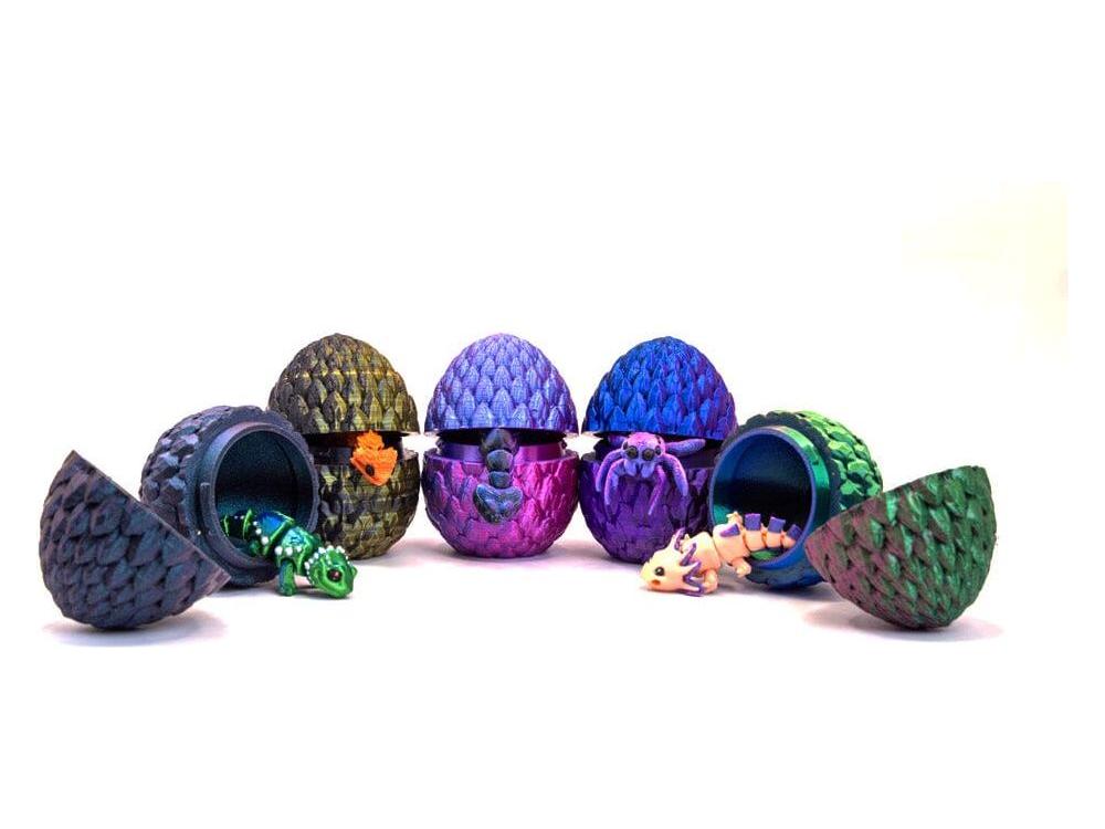 3D Printed Reptile Surprise Egg
