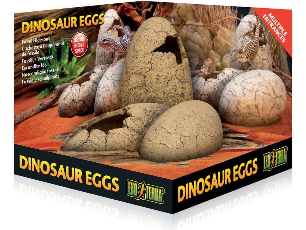 Exo Terra Dinosaur Eggs Fossil Hideout, Large Exo Terra