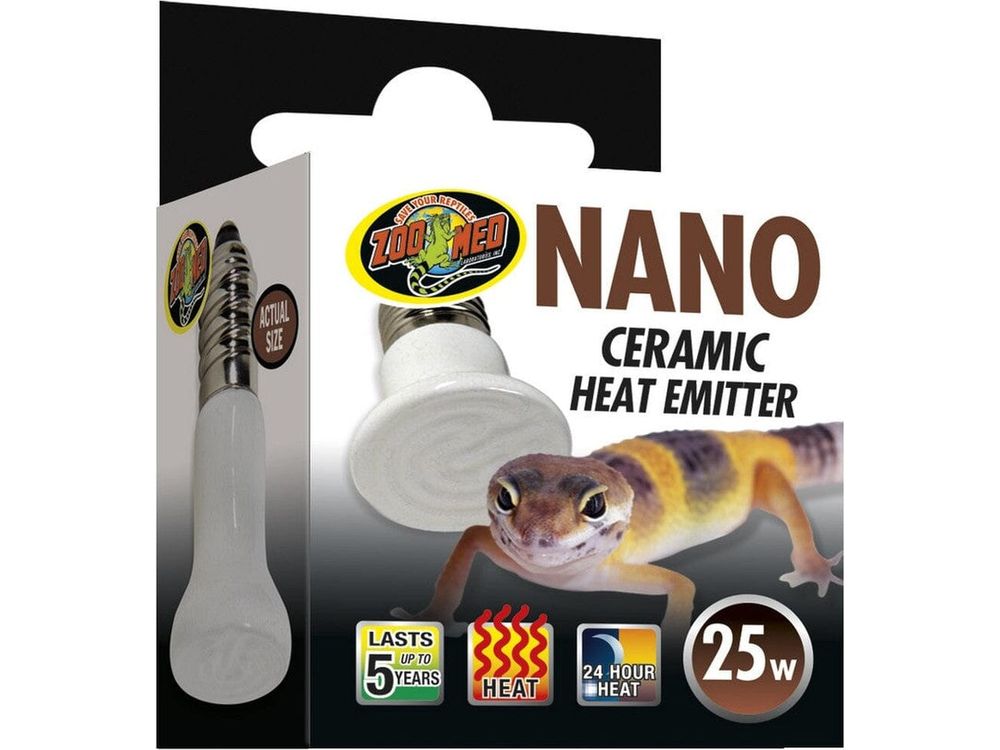 Zoo Med Nano Ceramic Heat Emitter, 25w Zoo Med
