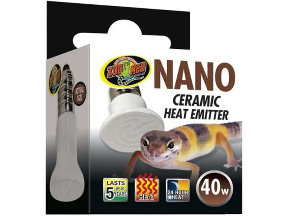 Zoo Med Nano Ceramic Heat Emitter, 40w Zoo Med