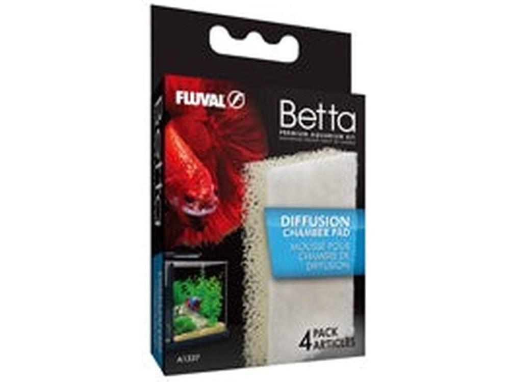 Fluval Betta Diffusion Chamber Pad, 4pk Fish Supplies Fluval