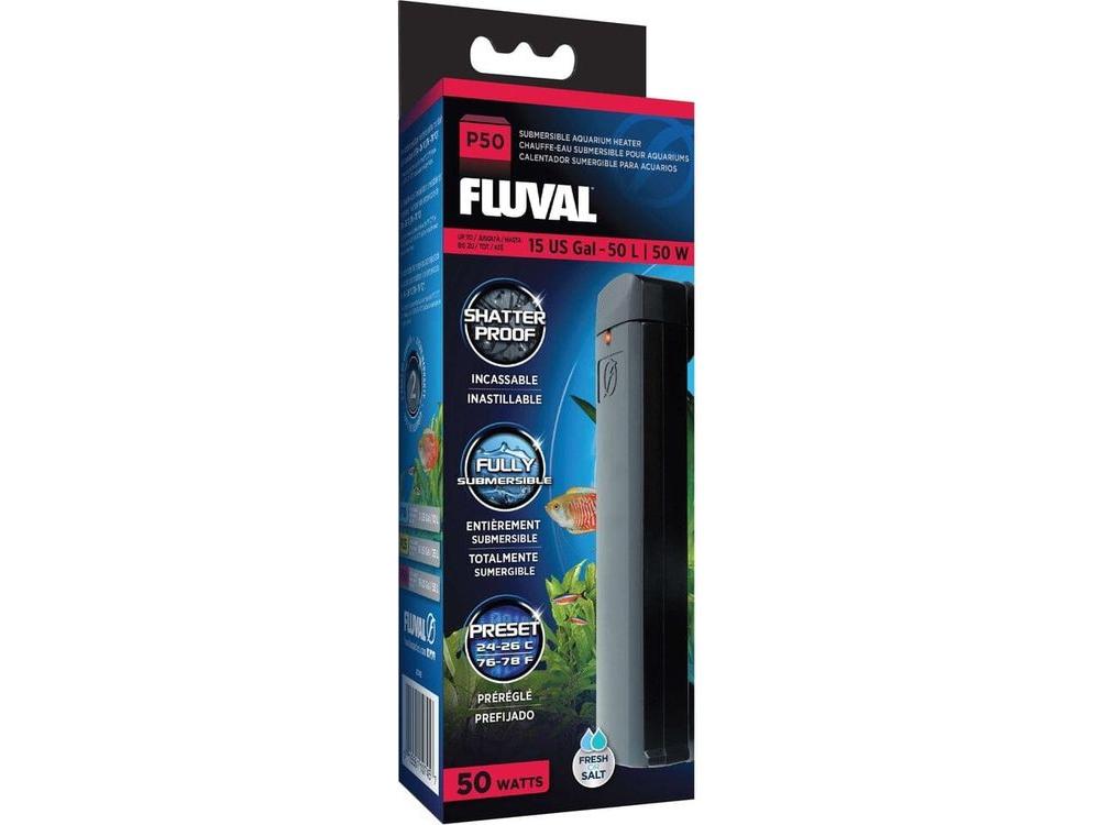 Fluval P50 Submersible Aquarium Heater Aquatic Heaters Fluval