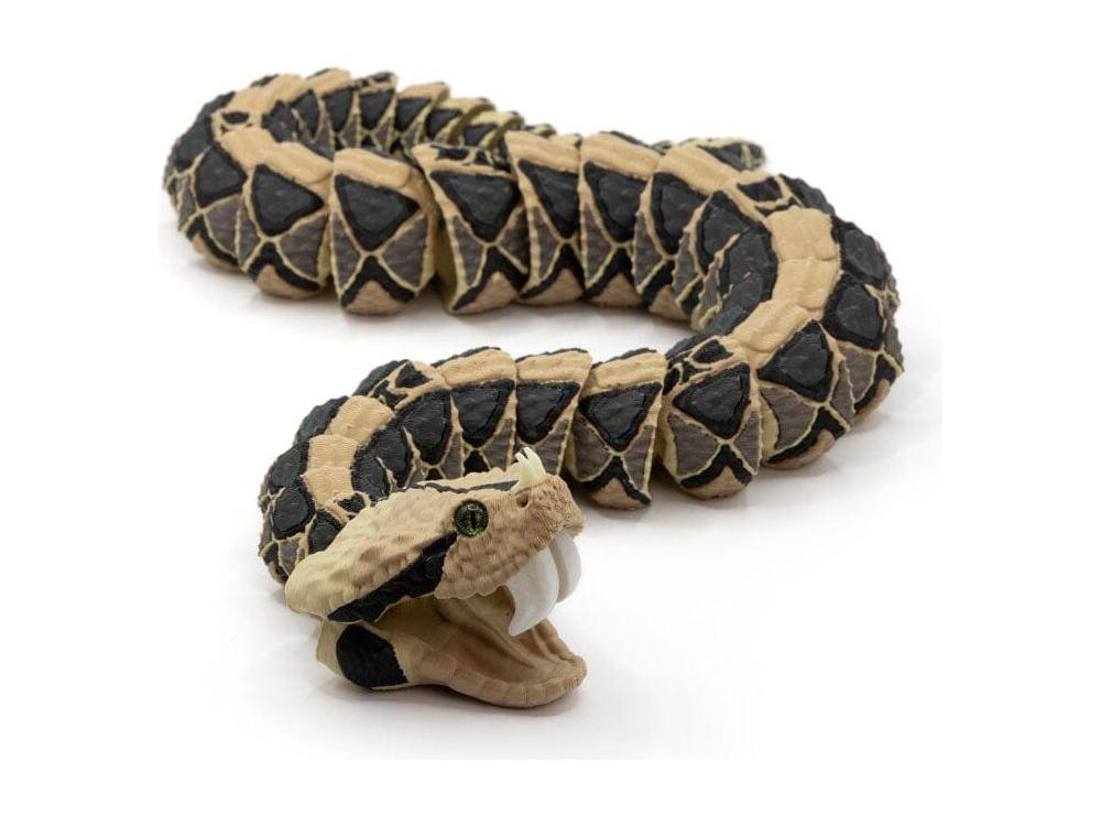3D Printed Realistic Gaboon Viper - Large