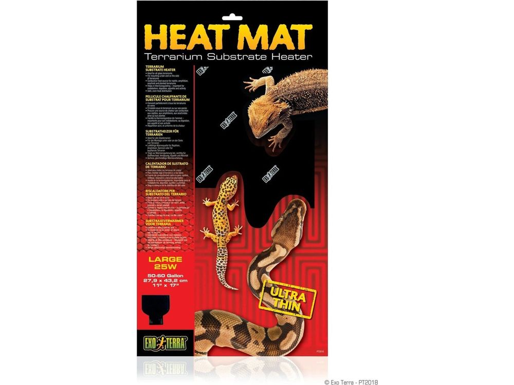 Exo Terra Heat Mat Large 25W Reptile Terrarium Heater
