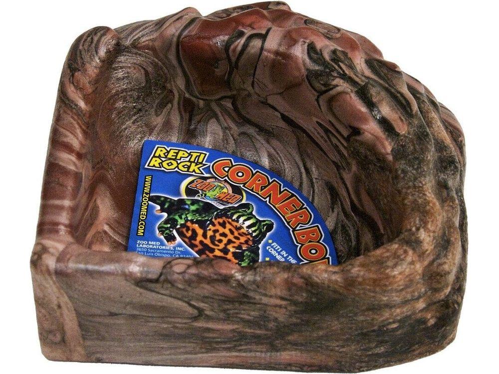 Zoo Med Repti Rock Corner Bowl, Small Zoo Med