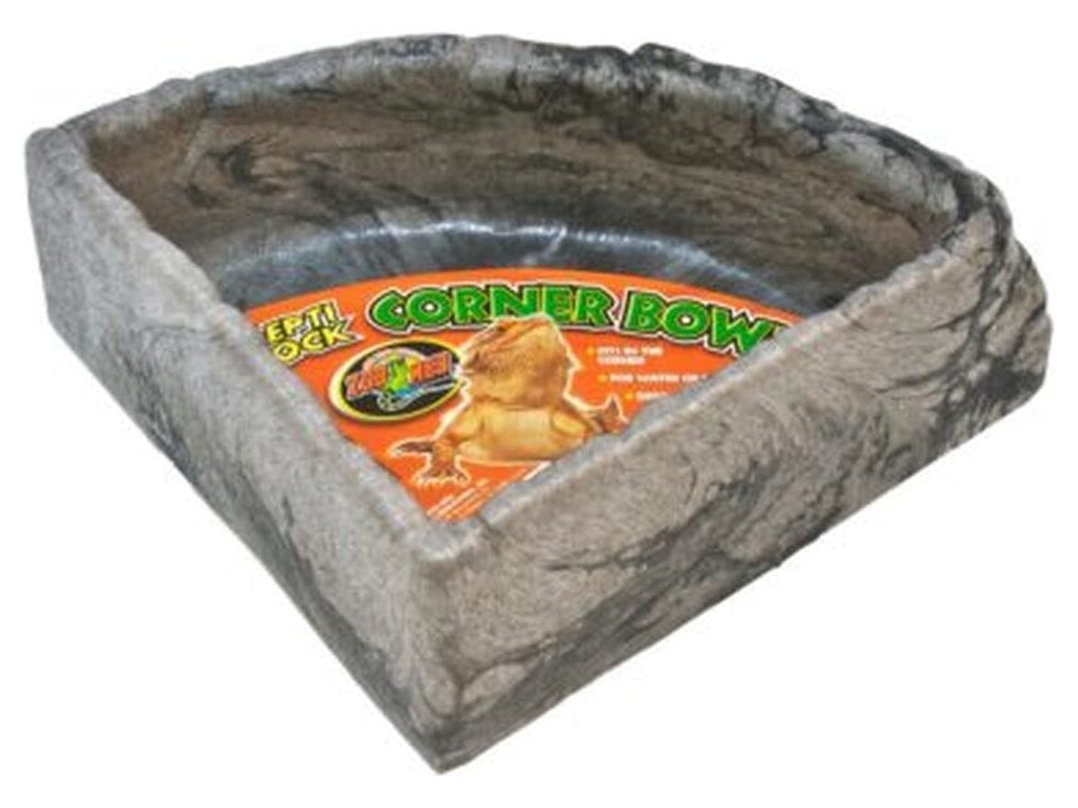 Zoo Med Repti Rock Corner Bowl, Large Zoo Med