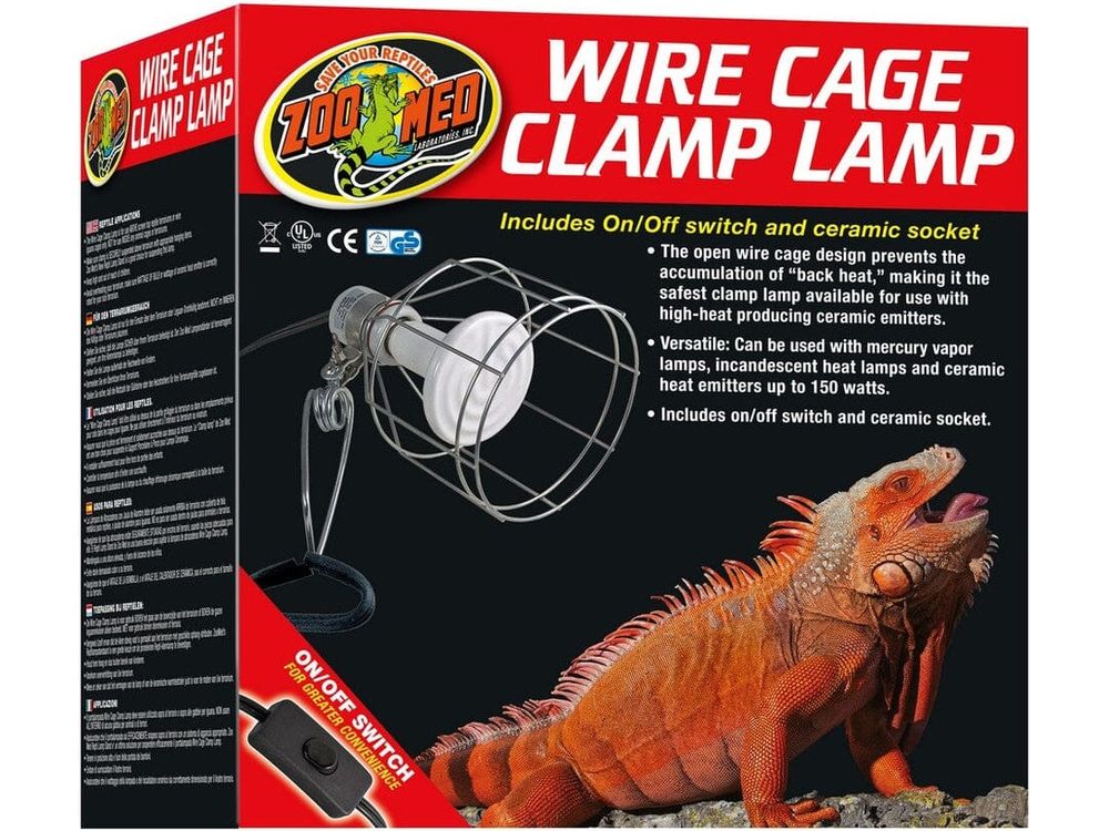 Zoo Med Wire Cage Clamp Lamp Zoo Med