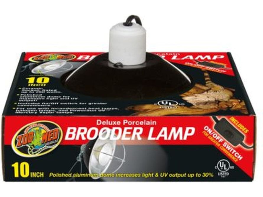 Zoo Med Deluxe Porcelain Clamp Lamp, 10" Zoo Med