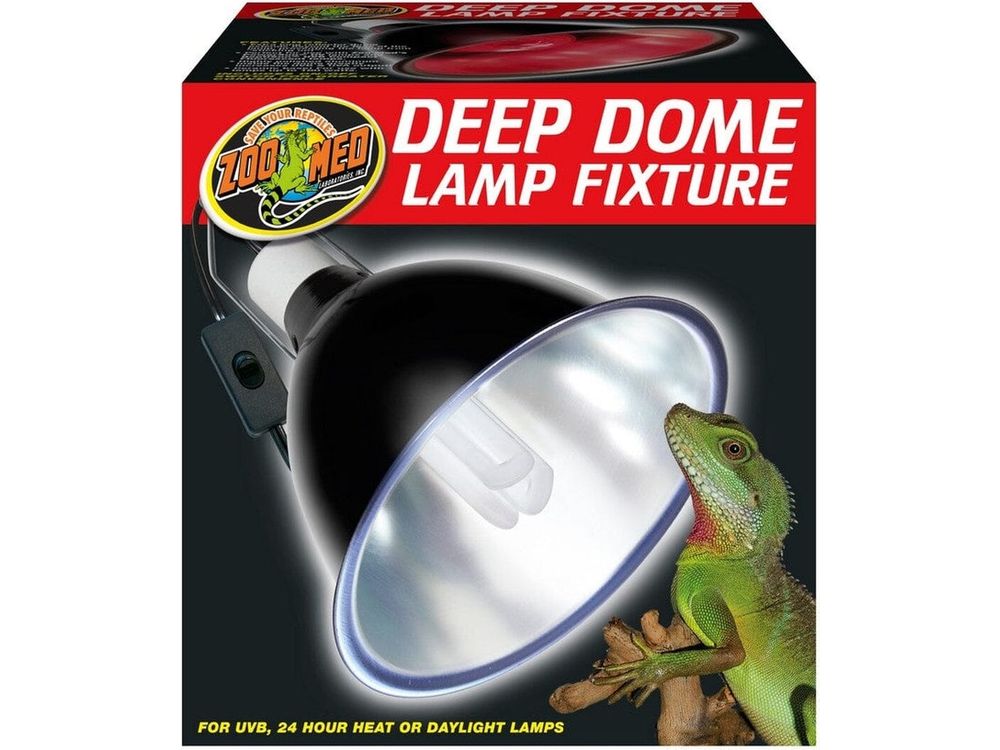 Zoo Med Deep Dome Lamp Fixture Zoo Med