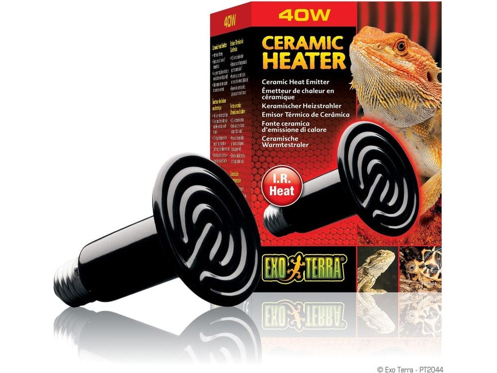 Exo Terra Ceramic Heater, 40w ceramic heat emitters Exo Terra