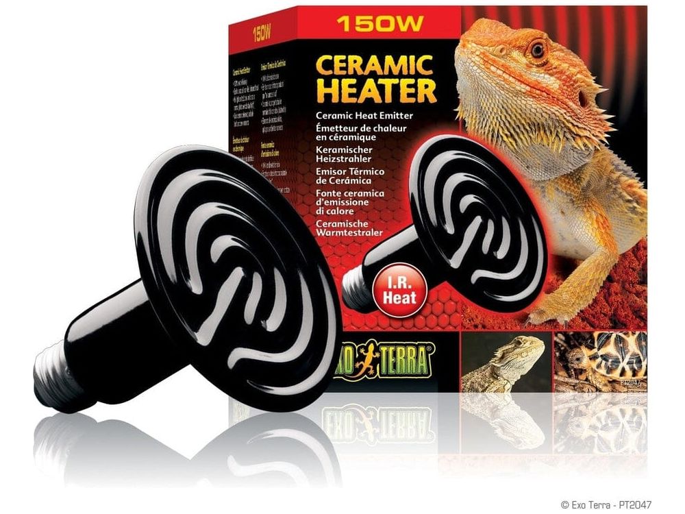 Exo Terra Ceramic Heater, 150w ceramic heat emitters Exo Terra