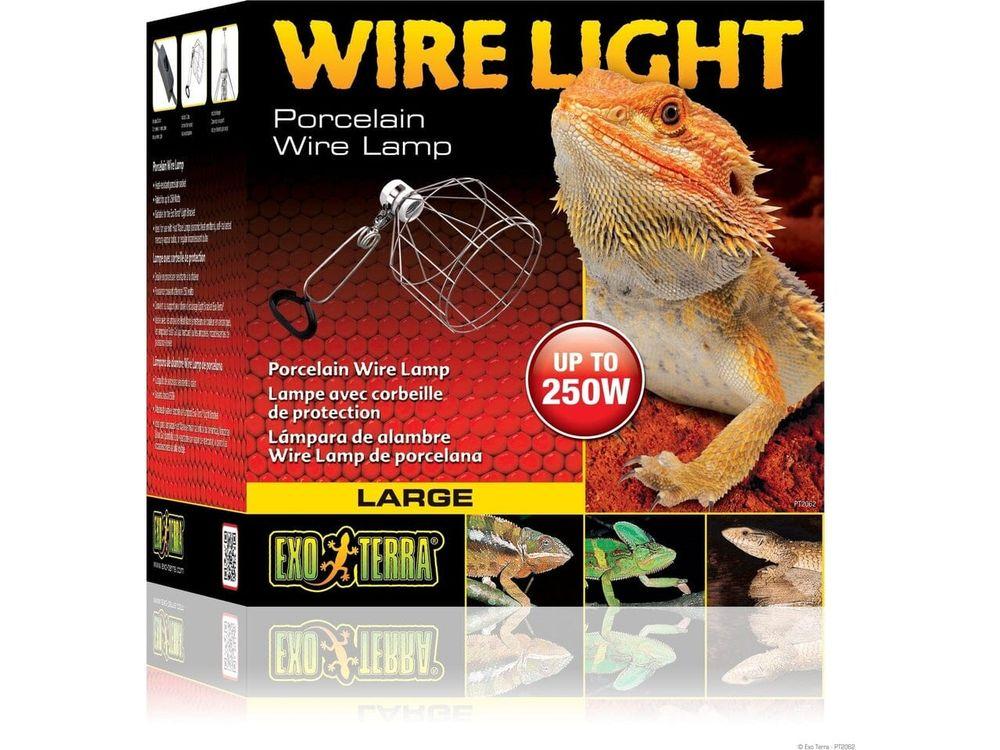 Exo Terra Wire Light, Large Exo Terra
