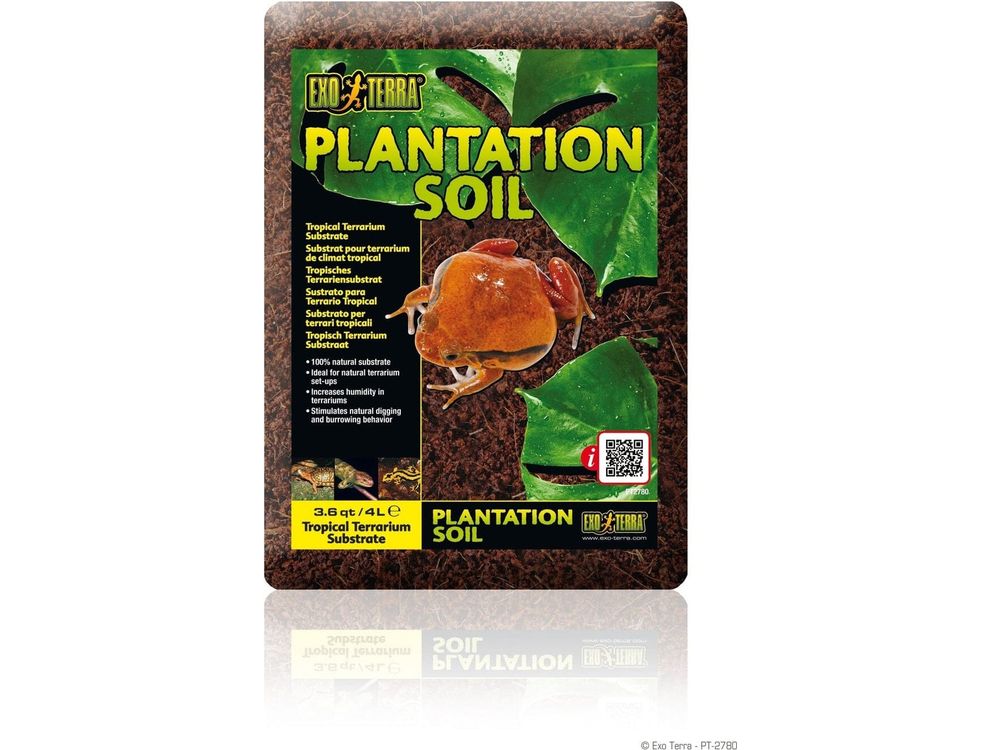 Exo Terra Plantation Soil, 4qt Exo Terra