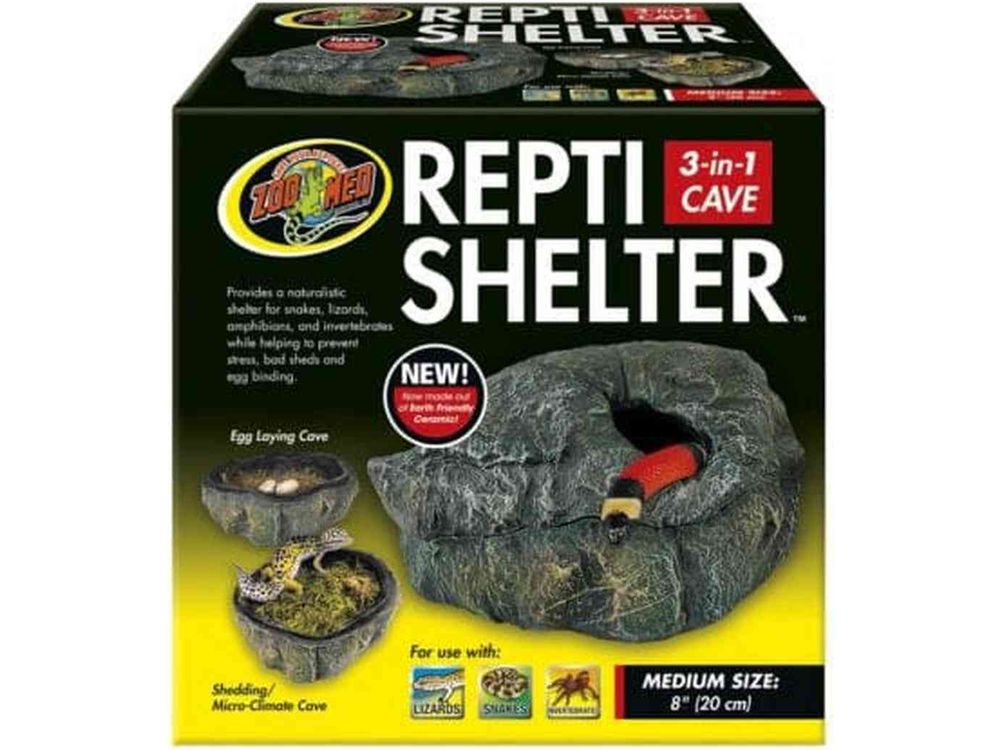 Zoo Med Repti Shelterâ?¢ 3-in-1 Cave Medium
