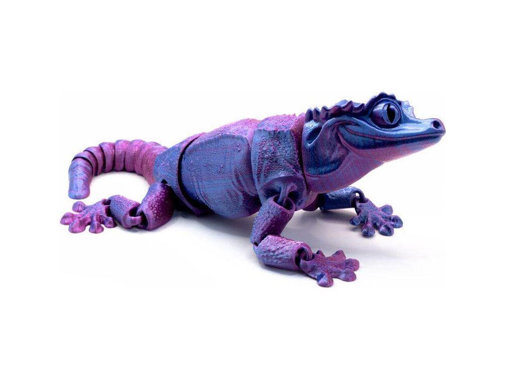 3D Printed Multi-Color Crested Gecko - Large