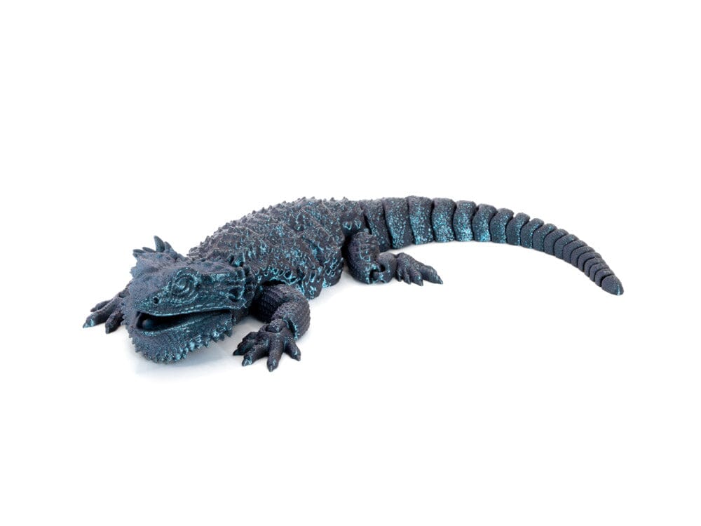 3D Printed Realistic-Color Bearded Dragon - Large