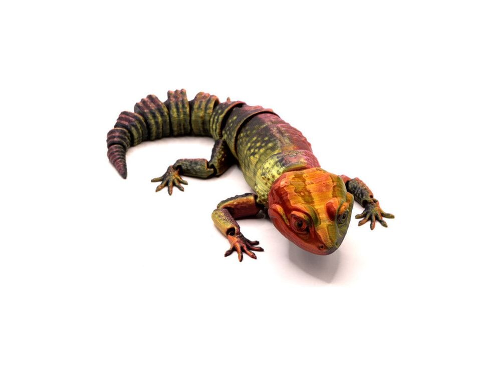 3D Printed Multi-Color Leopard Gecko -Small
