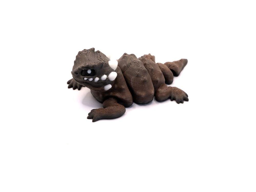 3D Printed Realistic TX Horned Lizard - Mini