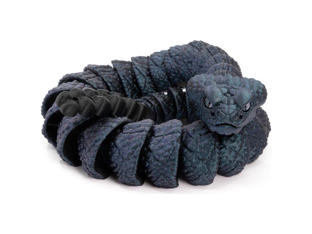 3D Printed Multi-Color Rattlesnake - Large