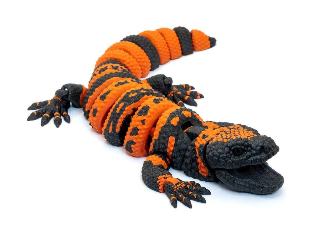 3d printed monsters Meta Title: 3D Printed Realistic Gila Monster Large