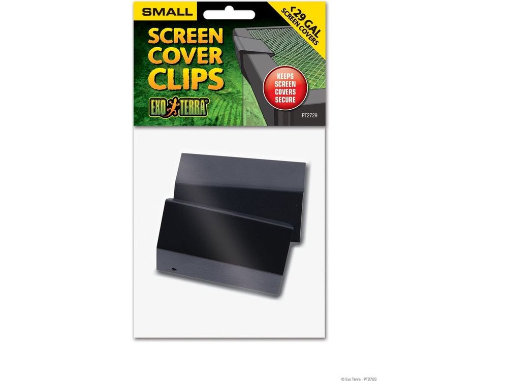 Exo Terra Screen Cover Clips, Small Exo Terra