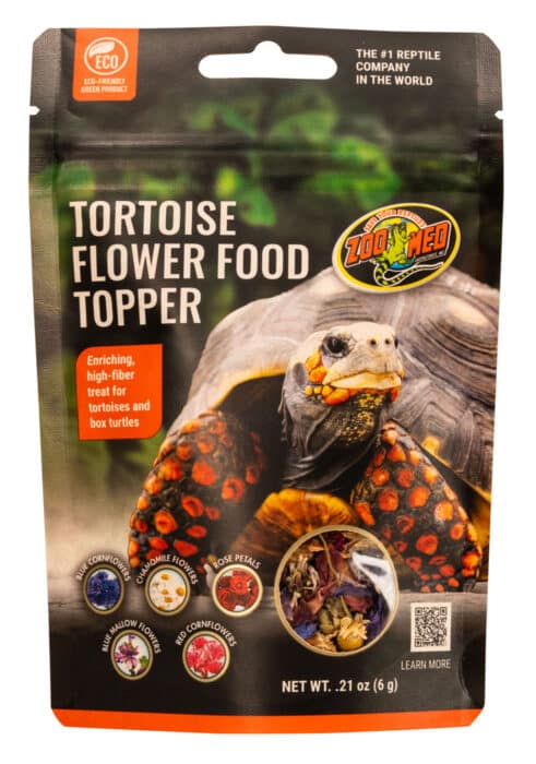 Zoo Med Tortoise & Box Turtle Flower Food Topper, 0.21oz