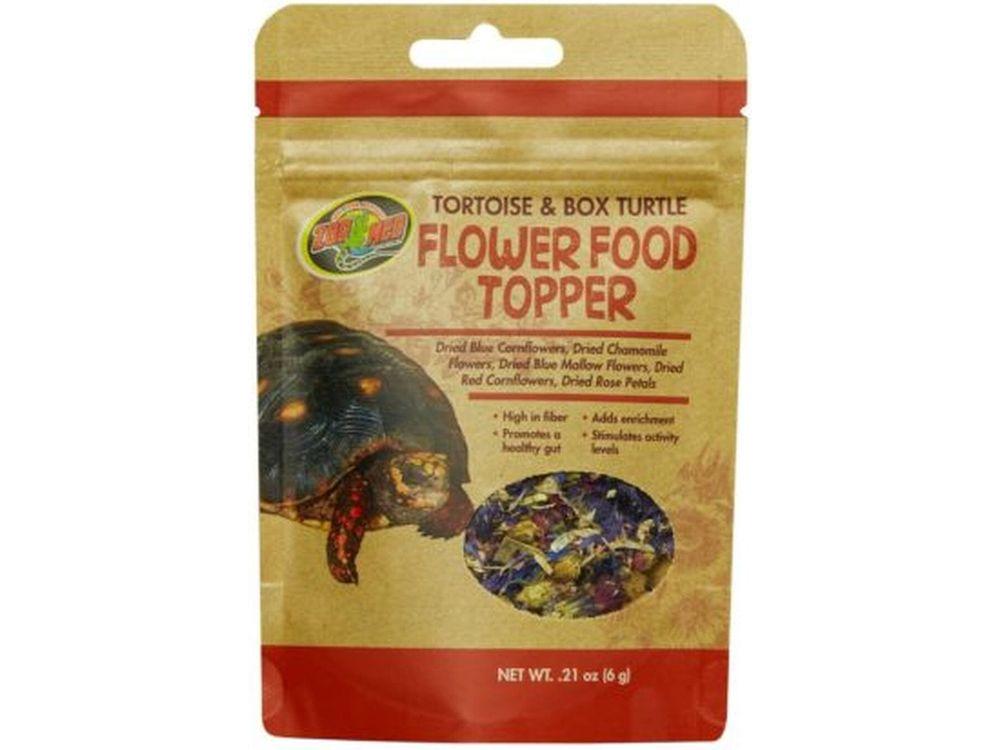 Zoo Med Tortoise & Box Turtle Flower Food Topper, 0.21oz Zoo Med