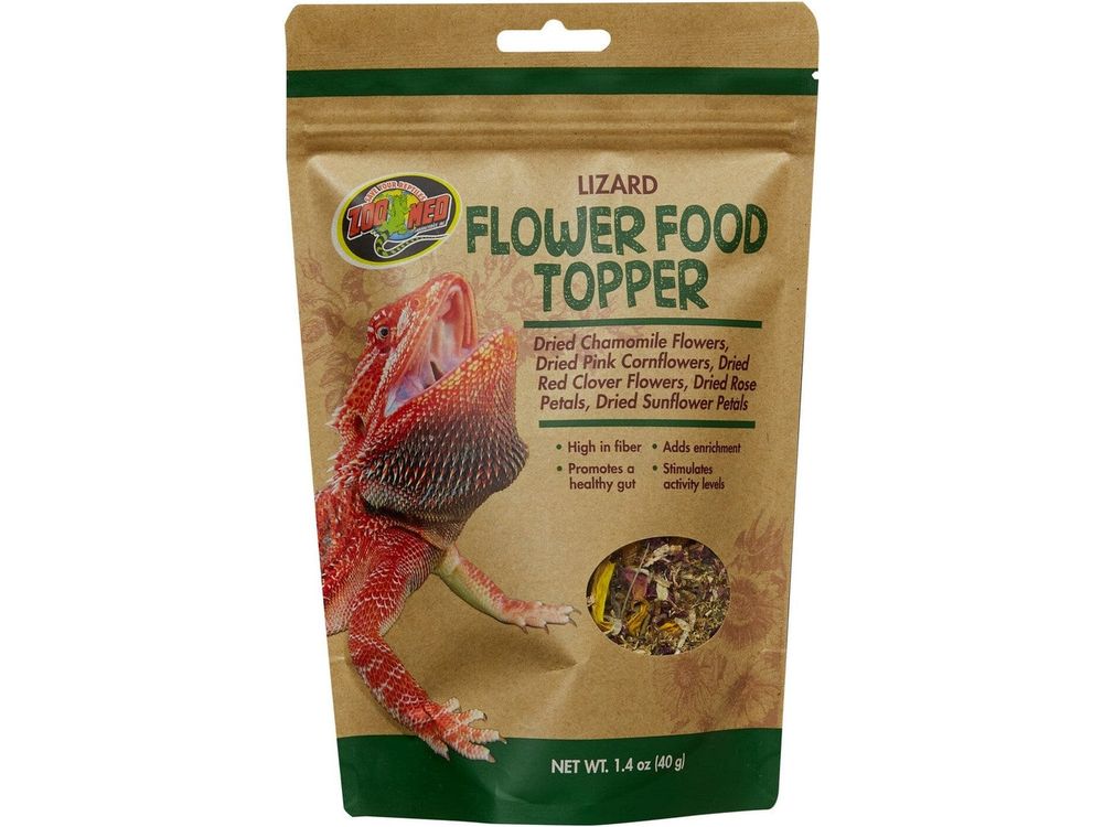 Zoo Med Lizard Flower Food Topper, 1.4oz Zoo Med