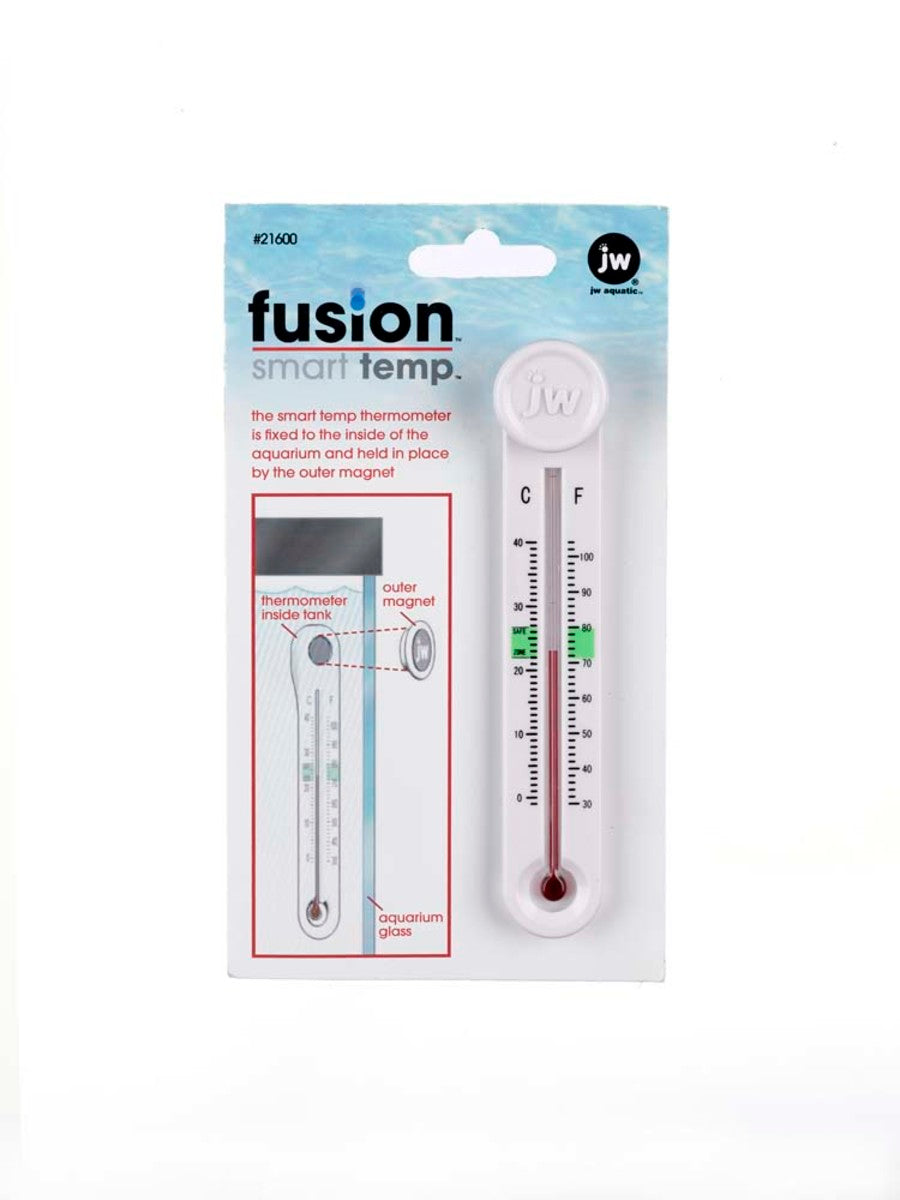 JW Pet Fusion Smart Temp Aquarium Thermometer White, 1ea/One Size JW Pet