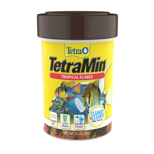 Tetra TetraMin Clean & Clearer Tropical Flakes Fish Food 1ea/0.42 oz