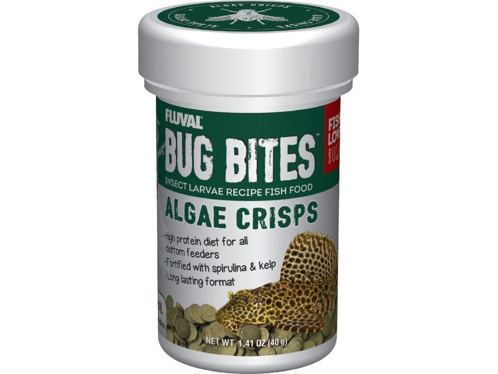 Fluval Bug Bites Algae Crisps 1.41oz Fish Supplies Fluval