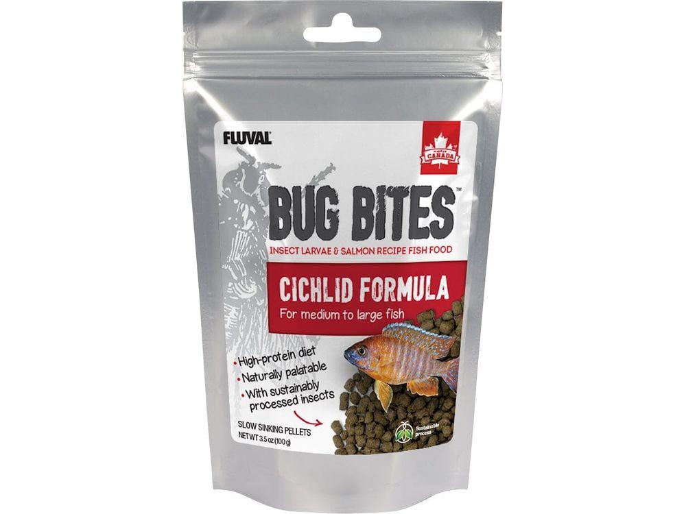 Fluval Bug Bites Cichlid Pellets 3.53oz Fish Supplies Fluval
