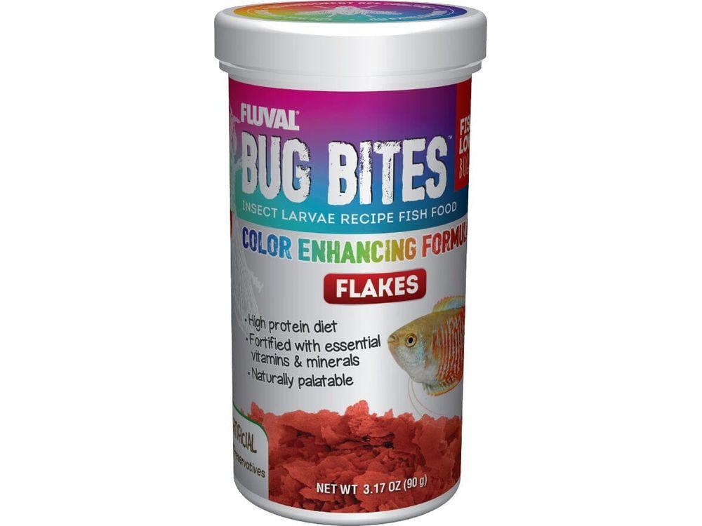 Fluval BugBites Color Enh. Flakes 3.17oz Fish Supplies Fluval