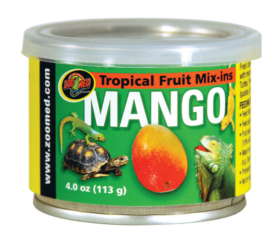 Zoo Med Fruit Mix-Ins Mango Reptile Wet Food 1ea/3.4 oz Zoo Med