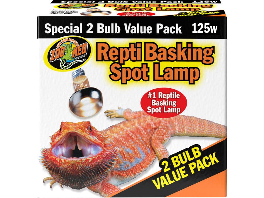 Zoo Med Repti Basking Spot Lamp 1ea/125 W, 2 pk
