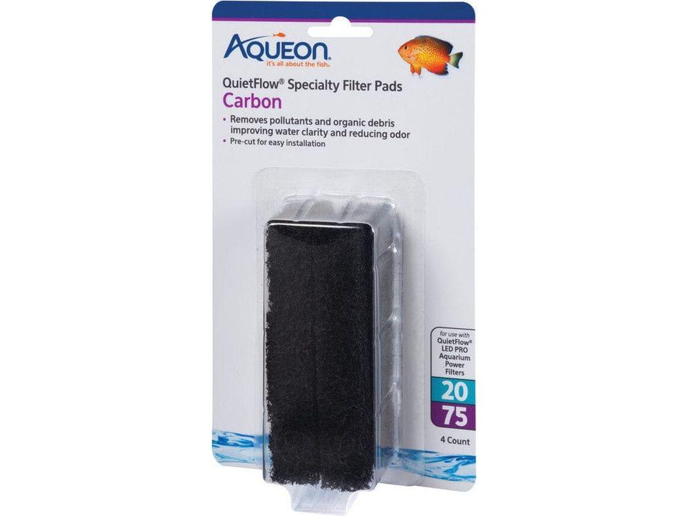 Aqueon QuietFlow Specialty Filter Pads Carbon 20/75 Filter & Accessories Aqueon