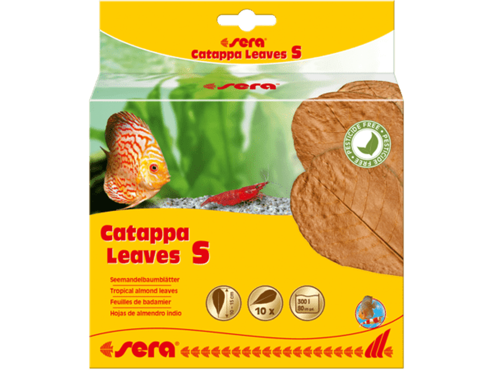 Sera Catappa Leaves, Small Aquarium Additives Sera