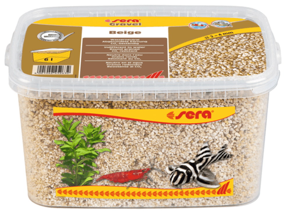 Sera Gravel Beige 2-4mm 3L Aquarium Substrate & Gravel Sera