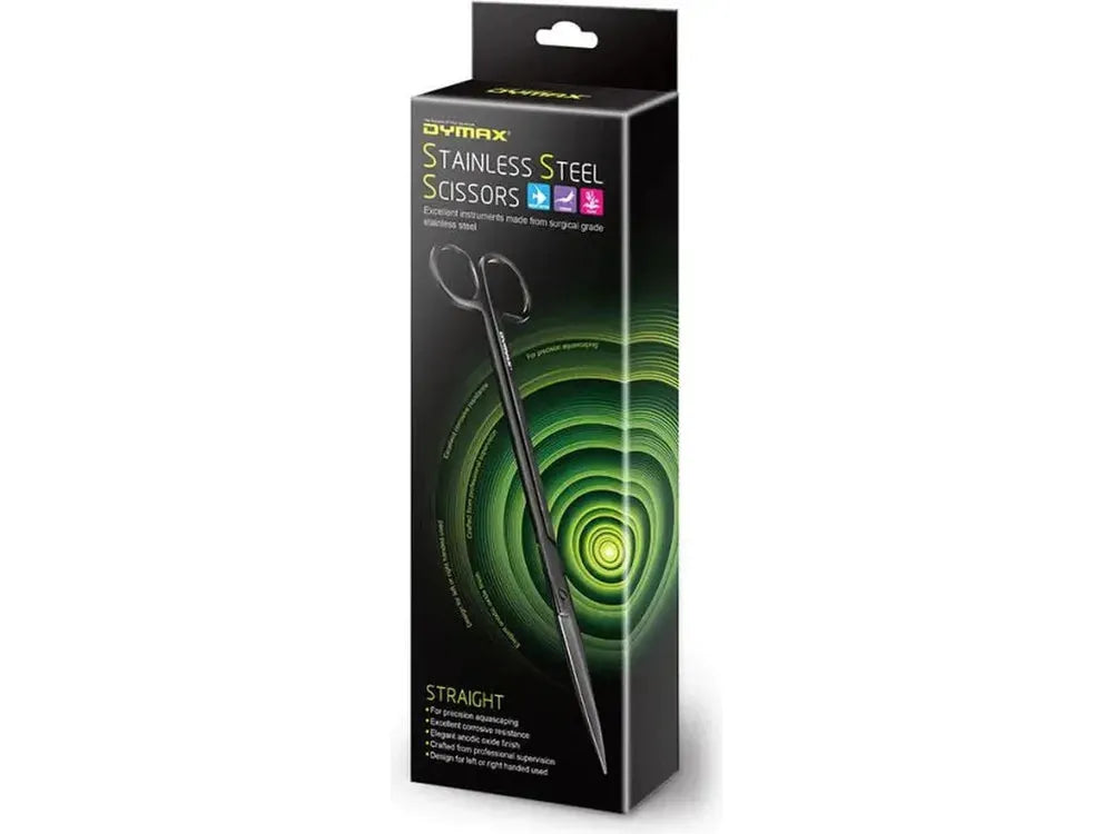 Dymax Stainless Steel Scissors - Straight Aquarium Cleaning Supplies Dymax