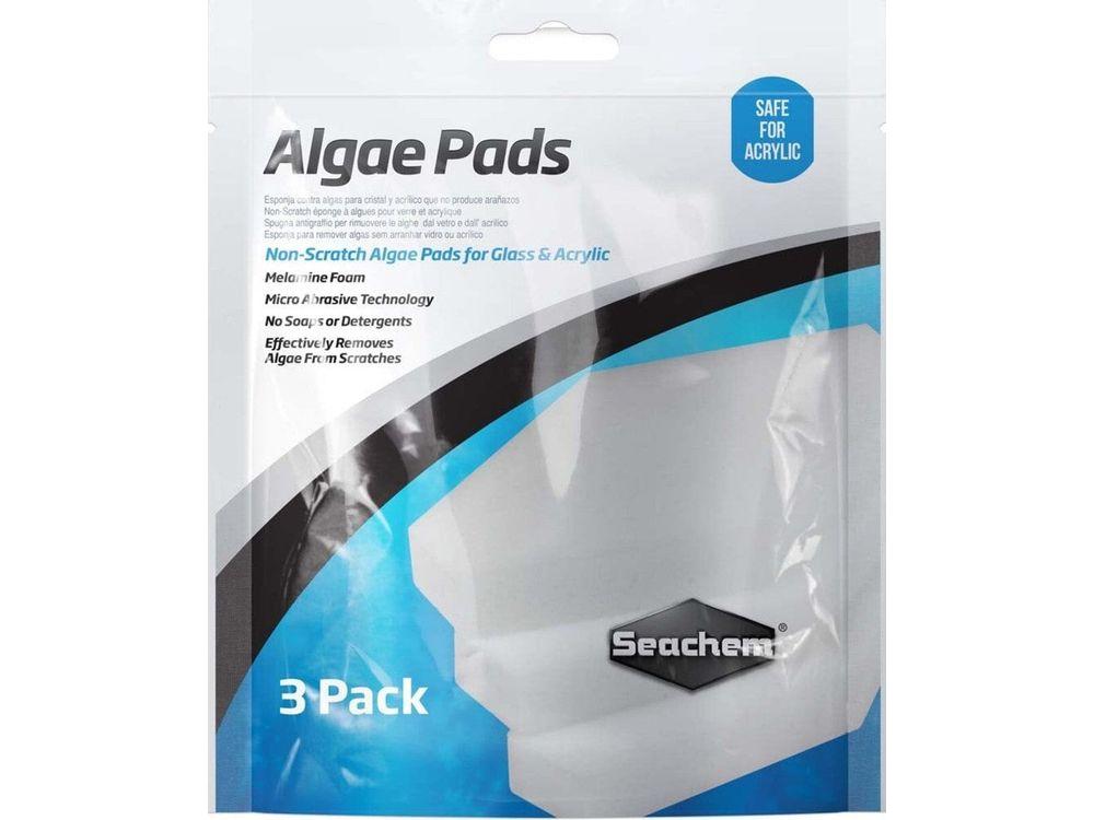 Seachem Laboratories Algae Pad for Glass & Acrylic Aquariums White, 1ea/25 mm, 3 pk Animals & Pet Supplies > Pet Supplies > Fish Supplies Seachem
