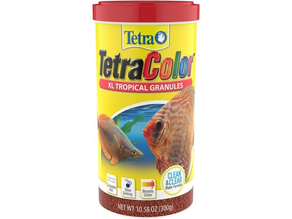 Tetra TetraColor Tropical Granules Fish Food 1ea/10.58 oz Aquatic Diet Tetra