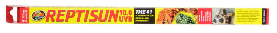 Zoo Med ReptiSun 10.0 UVB T8 Fluorescent Lamp White, 1ea/18 in Zoo Med